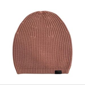 NWT COACH slouchy beanie hat. Dusty Rose. One size